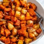 Roasted Cinnamon Sweet Potatoes and Apples Recipe