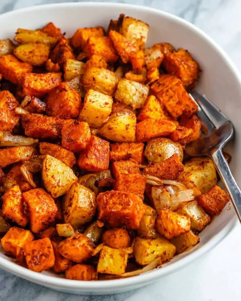 Roasted Cinnamon Sweet Potatoes and Apples Recipe