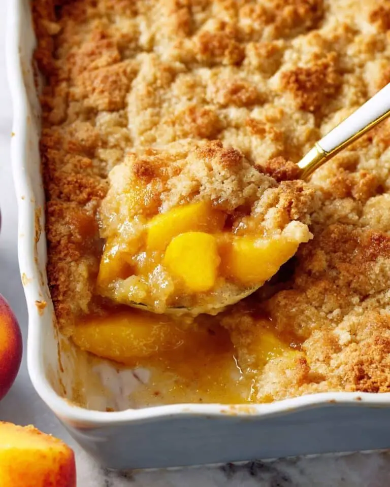 Easy Peach Cobbler Recipe