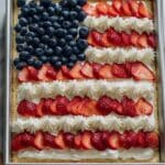 July 4th Sugar Cookie Fruit Pizza Recipe