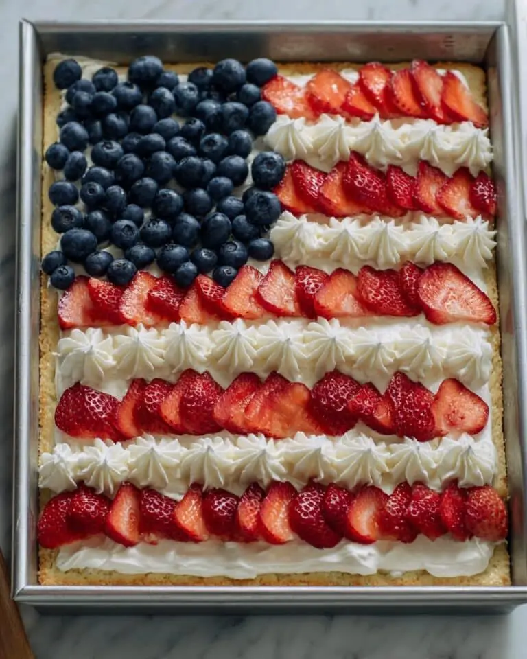 July 4th Sugar Cookie Fruit Pizza Recipe