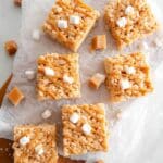 Salted Caramel Rice Krispie Treats Recipe