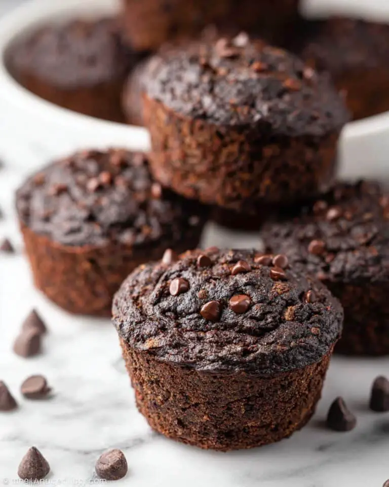 Chocolate-Zucchini Bran Muffins Recipe