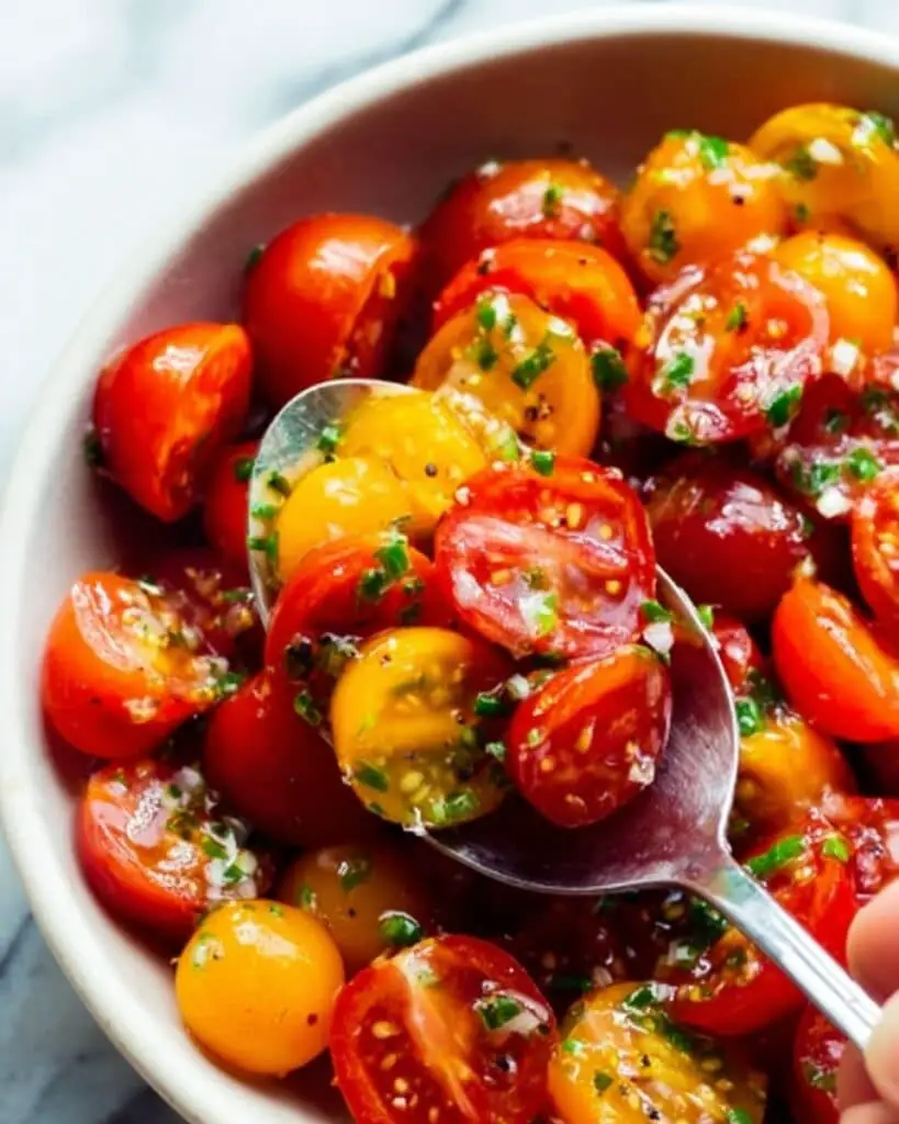 5-Ingredient Marinated Tomatoes Recipe
