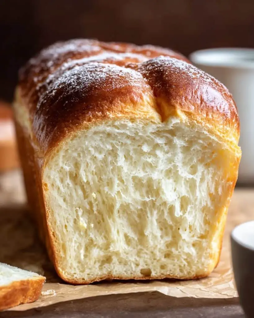 Homemade Fluffy Brioche Bread Recipe
