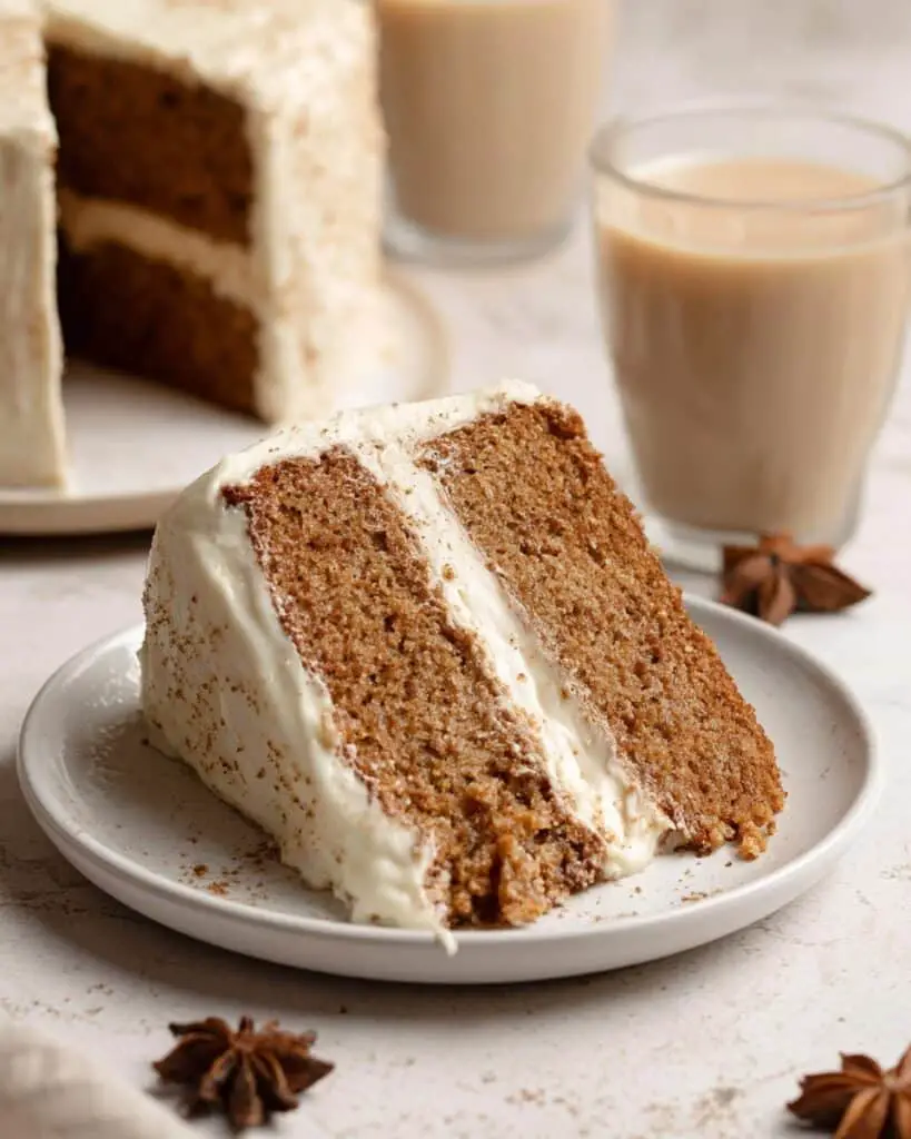 Chai Cake with Cream Cheese Frosting Recipe