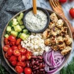 Low-Carb & Keto Greek Chicken Bowls Recipe
