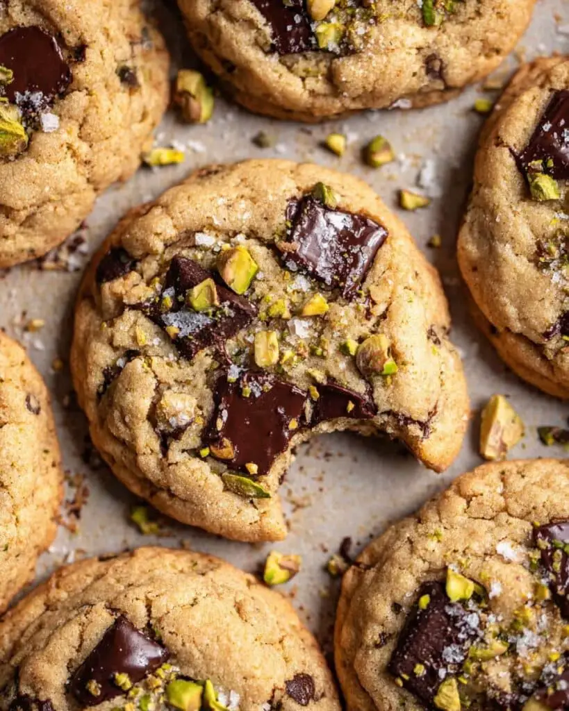 Pistachio Chocolate Cookies Recipe