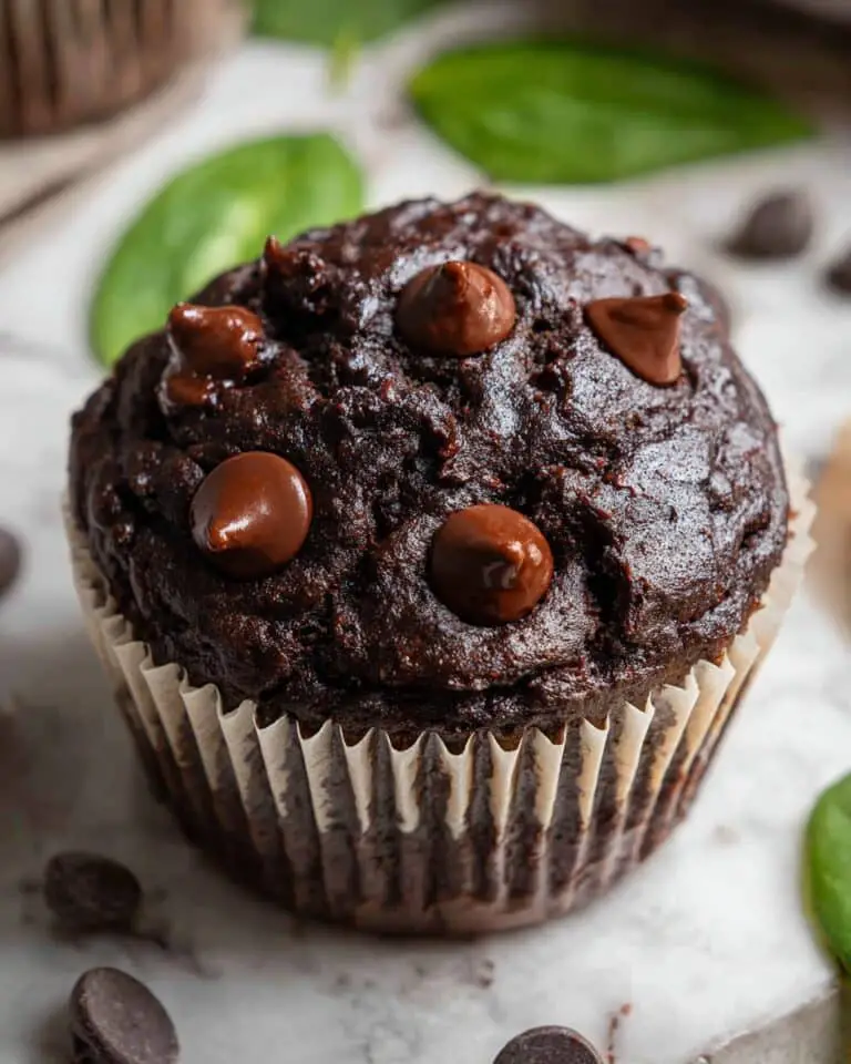 Chocolate Spinach Muffins Recipe