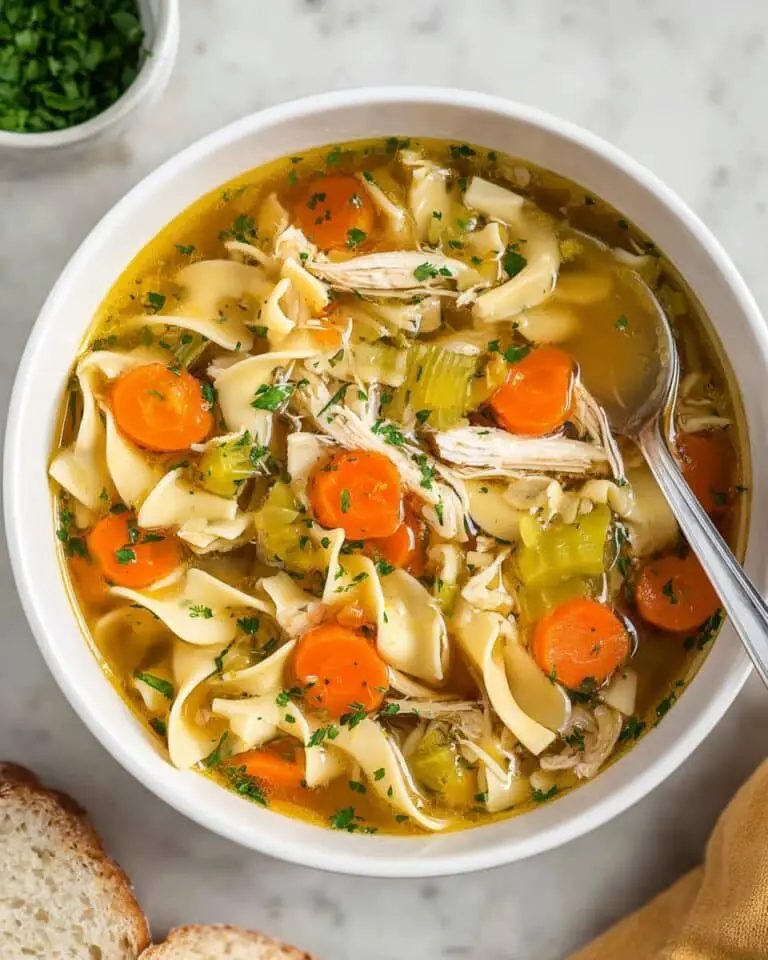 Easy Rotisserie Chicken Noodle Soup Recipe