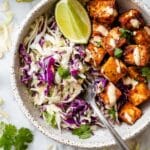 Fish Taco Bowl with Cajun Seasoned Fish and Spicy Lime Mayo Recipe