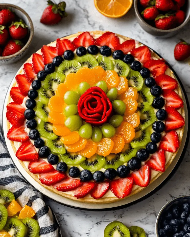 Easy Fruit Pizza Recipe