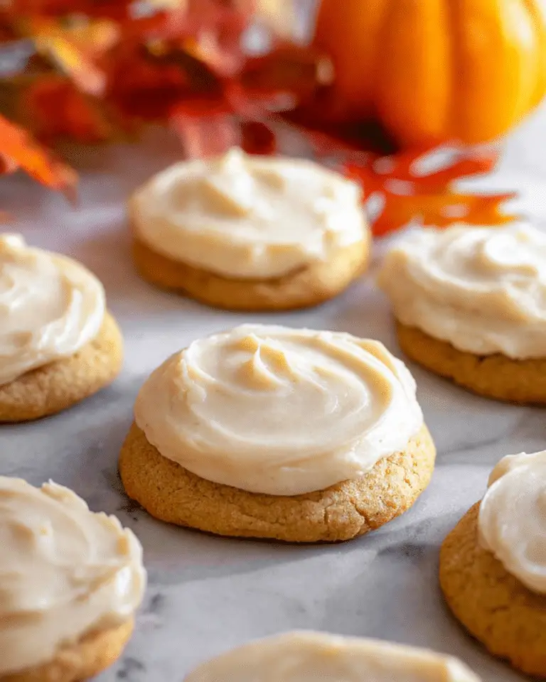 Pumpkin Cookies with Caramel Frosting Recipe