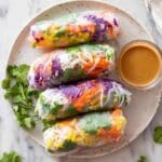 Fresh Spring Rolls with Peanut Sauce Recipe