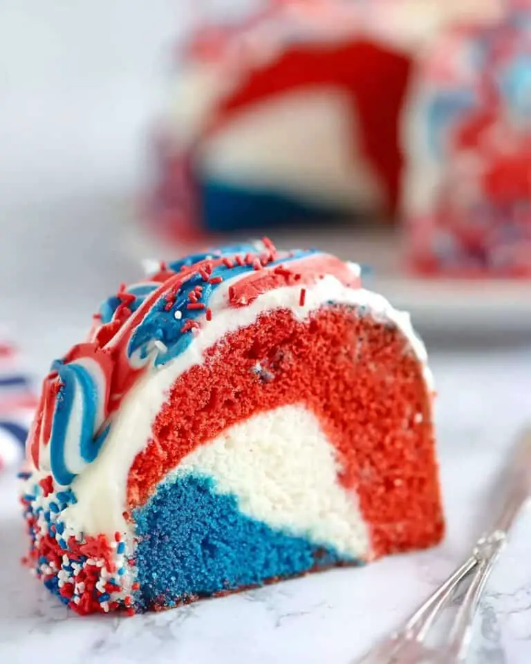 Red, White, and Blue Firecracker Cake Recipe