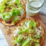 Crispy Chicken Caesar Tacos with Caramelized Ground Chicken and Toasted Panko Recipe