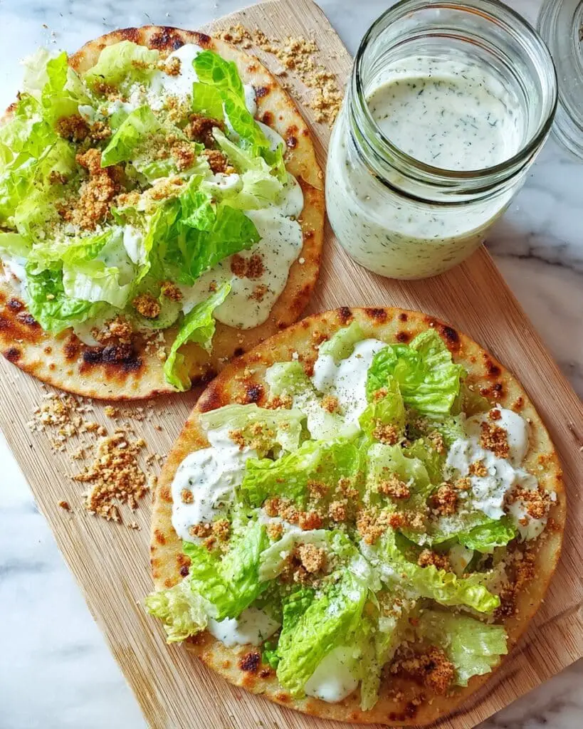 Crispy Chicken Caesar Tacos with Caramelized Ground Chicken and Toasted Panko Recipe