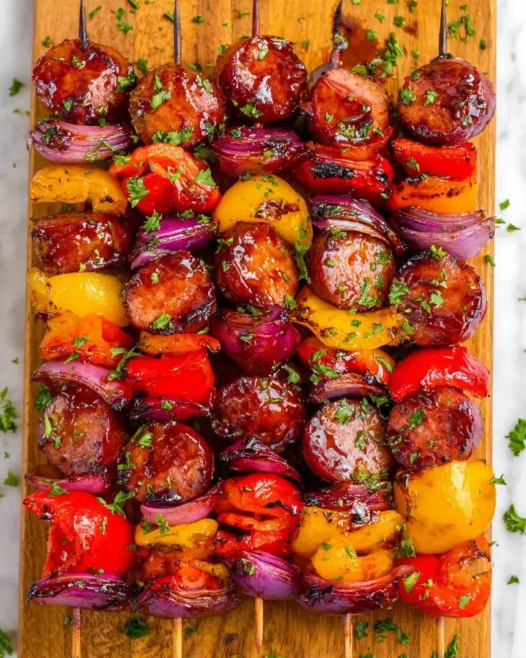 Grilled Sausage Kabobs Recipe