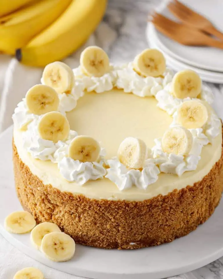 Banana Cream Cheesecake Recipe