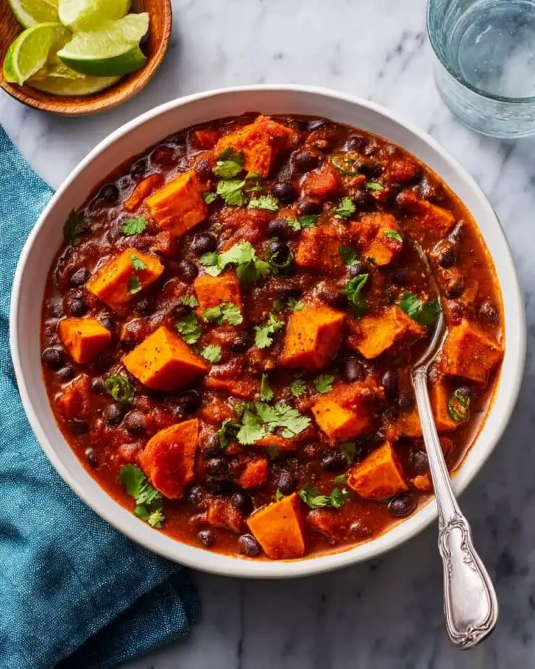 Sweet Potato & Black Bean Chili Recipe