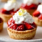 Mini Strawberry Pies with Sugar Cookie Crust Recipe