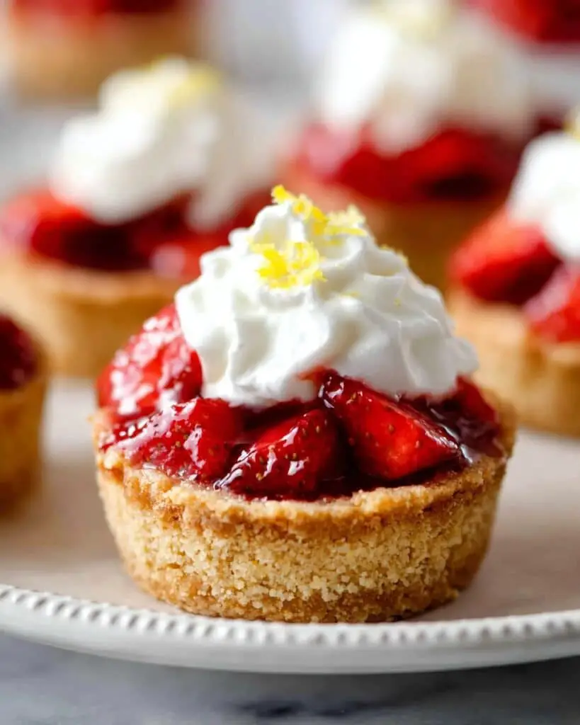 Mini Strawberry Pies with Sugar Cookie Crust Recipe