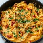 Vegan Creamy Sun Dried Tomato Pasta Recipe