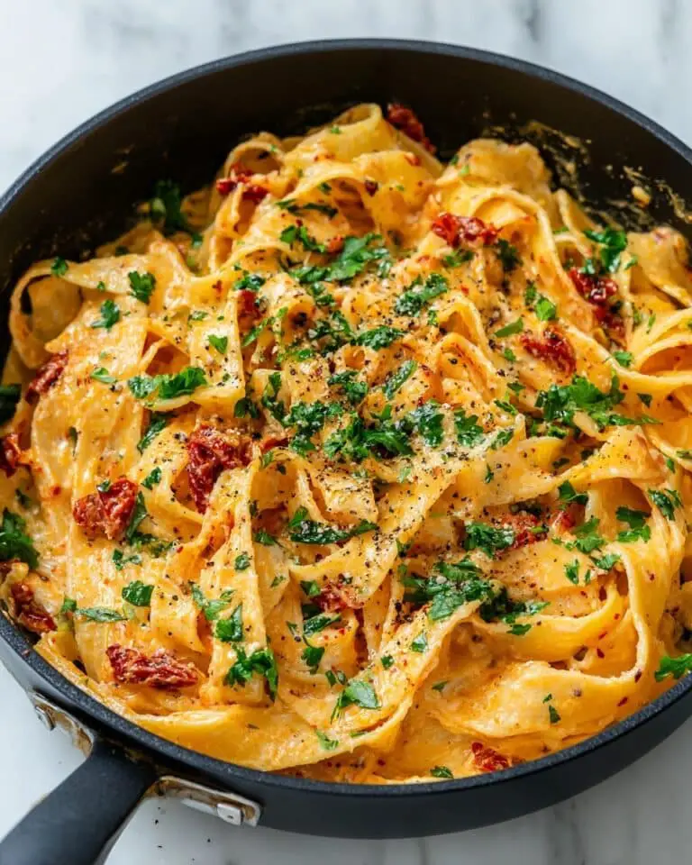 Vegan Creamy Sun Dried Tomato Pasta Recipe