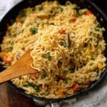 Chicken Pot Pie Noodle Skillet Recipe