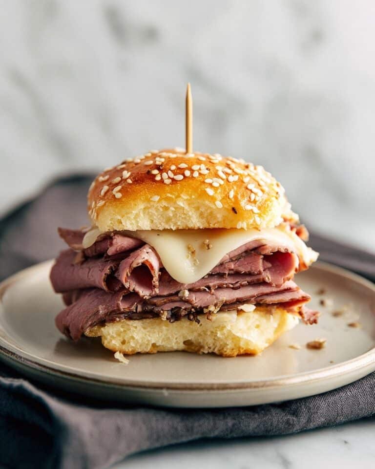 Easy French Dip Sliders Recipe