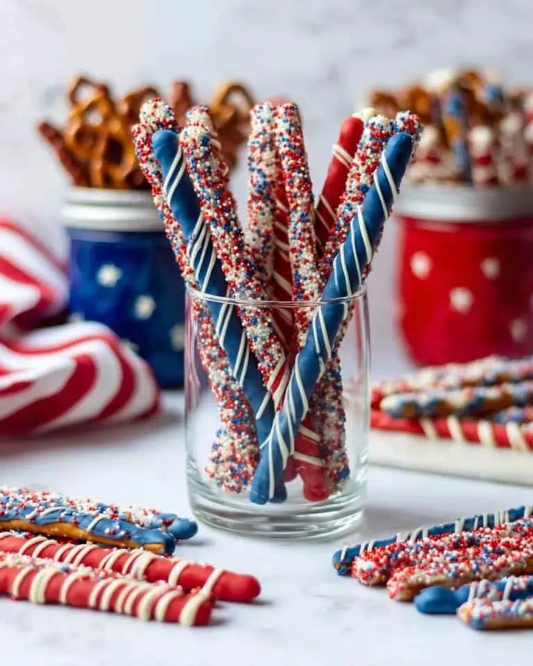 Patriotic Pretzel Rods Recipe