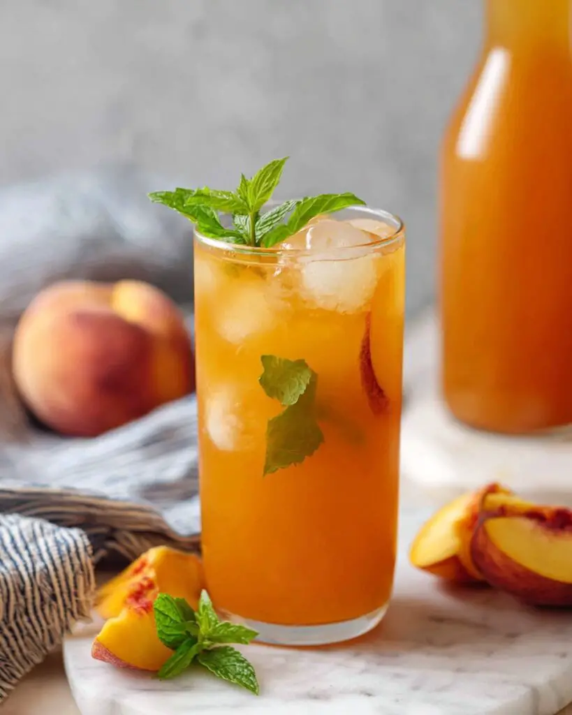 3-Ingredient Peach Iced Tea Recipe