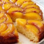 Peach Upside-Down Cake Recipe