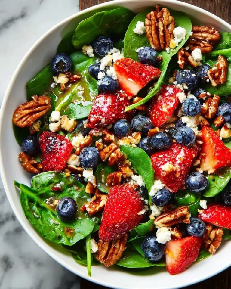 Easy 15-Minute Strawberry Spinach Salad Recipe
