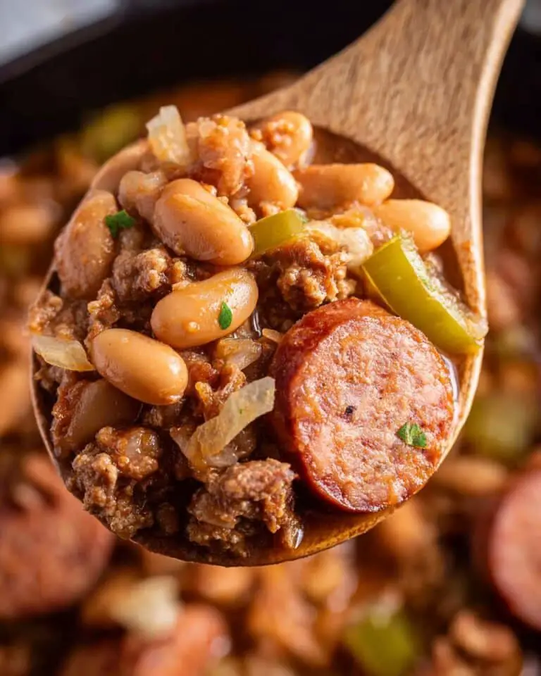 Southern Crock Pot Pinto Beans with Sausage Recipe