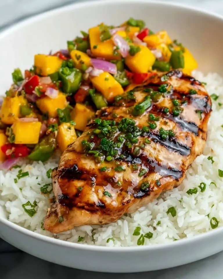 Honey Lime Chicken with Mango Salsa Recipe