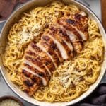 Sticky Honey Garlic Chicken Pasta Recipe