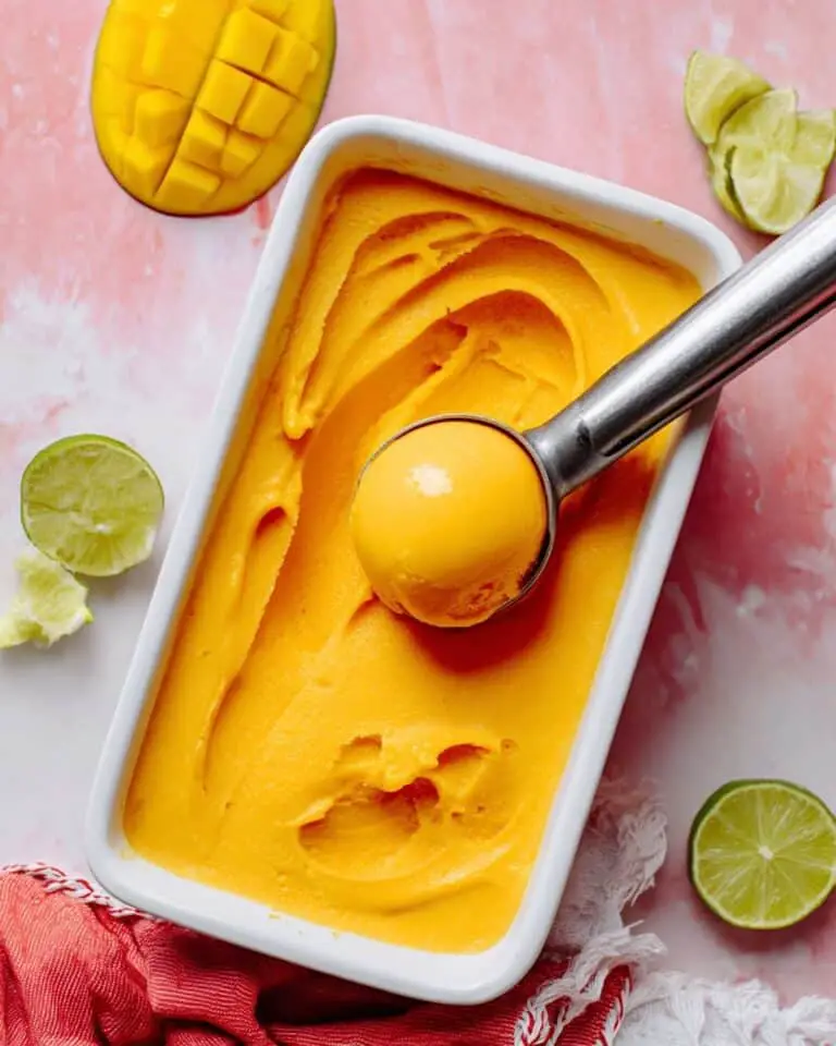 3-Ingredient Mango Sorbet (No-Churn!) Recipe