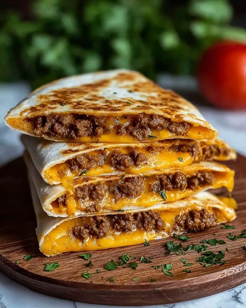 Smashburger Quesadillas Recipe