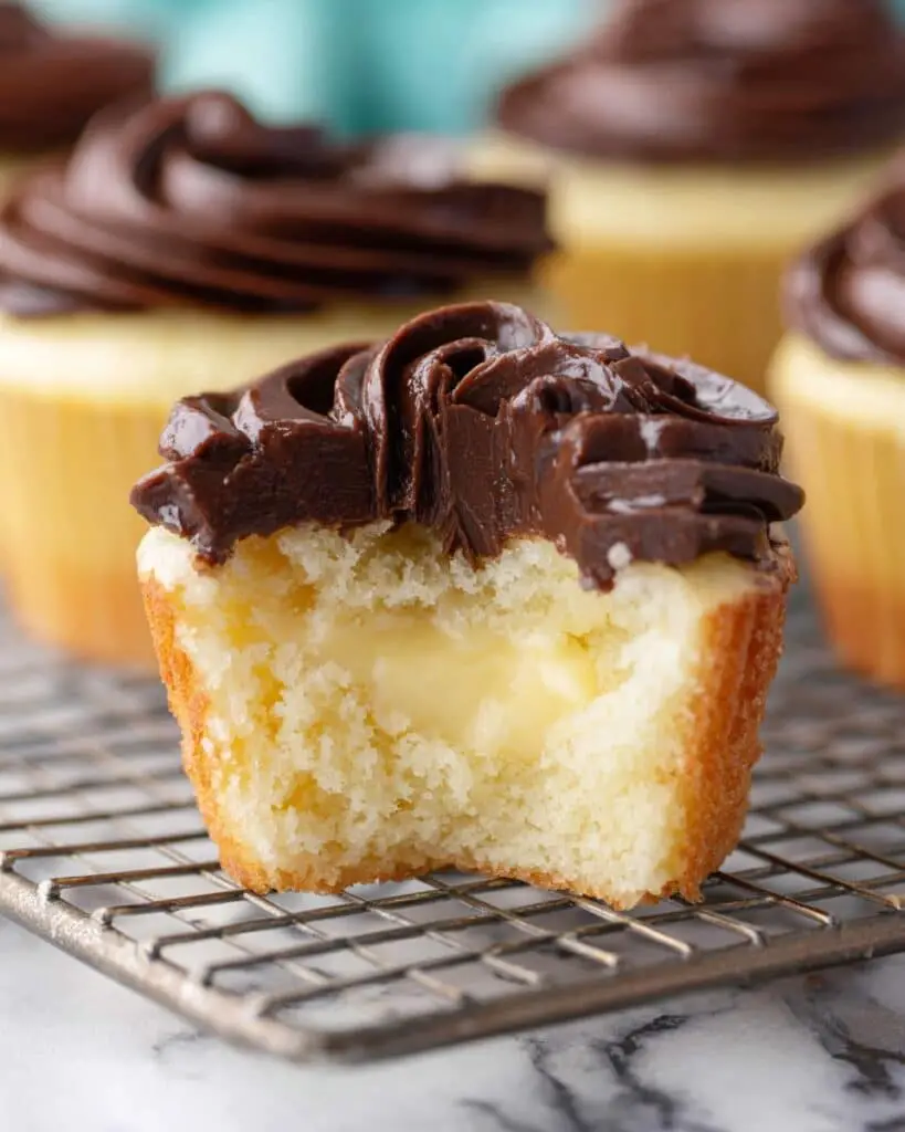 Boston Cream Pie Cupcakes Recipe