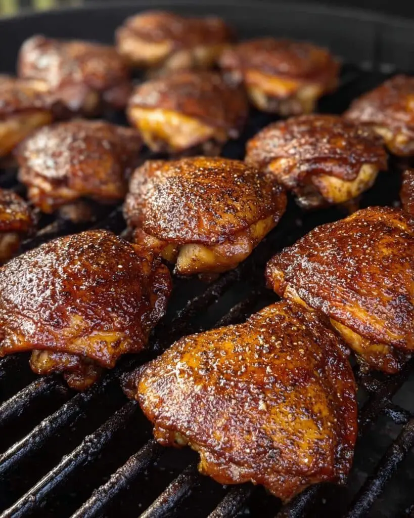 Smoked Lemon Pepper Chicken Thighs Recipe