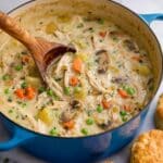 Easy Creamy Chicken Pot Pie Soup Recipe