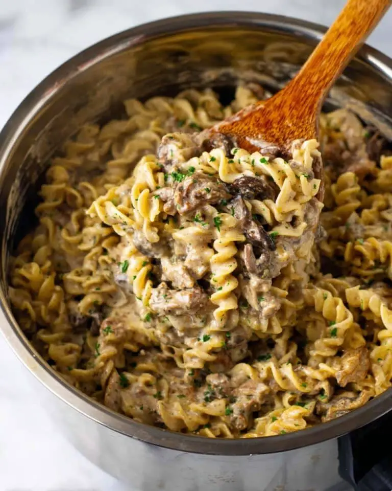 Easy Instant Pot Beef Stroganoff Recipe