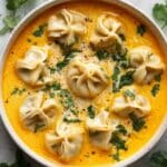 Easy Thai Coconut Curry Dumpling Soup Recipe