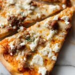 Hot Sausage Feta Honey Pizza Recipe