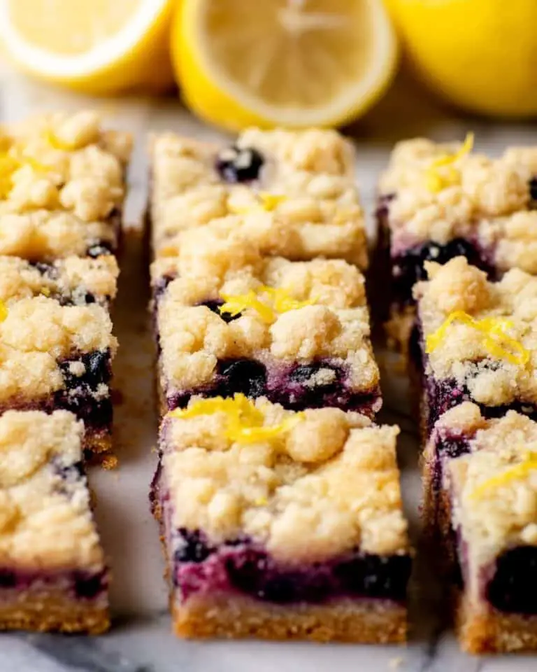 Blueberry Lemon Pie Bars Delight Recipe