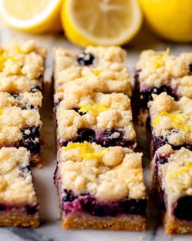 Blueberry Lemon Pie Bars Delight Recipe