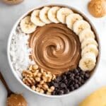 Chocolate Peanut Butter Smoothie Bowl Recipe