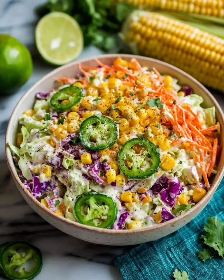 Mexican Street Corn Coleslaw Recipe