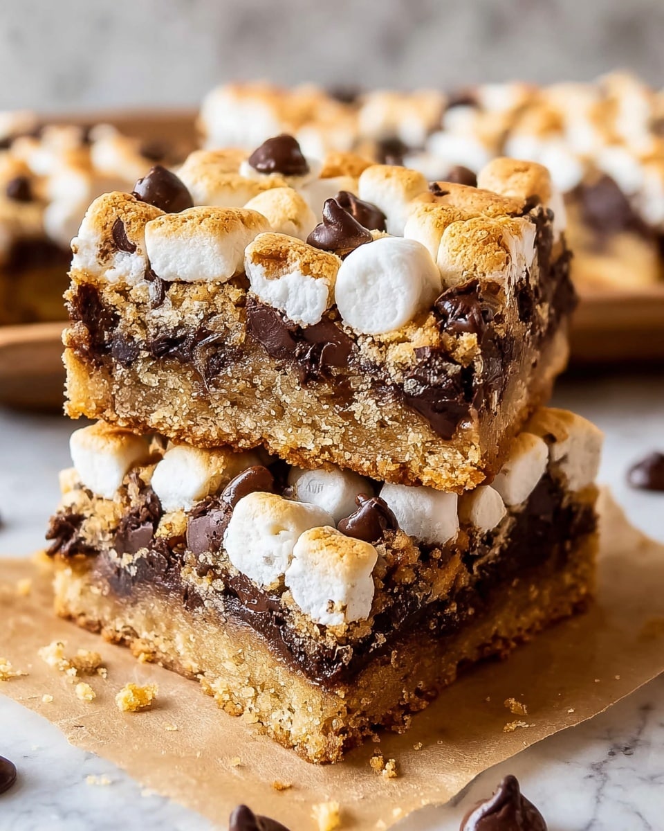 S'mores Cookie Bars Recipe - Recipe Image